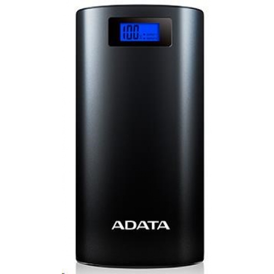 ADATA PowerBank P20000QCD - externá batéria pre mobilný telefón/tablet 20000mAh, 2,1A, čierna (74Wh)