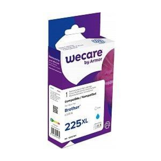 WECARE ARMOR cartridge pro Brother DCP-J4120D cyan, 12ml, kom. s LC225C