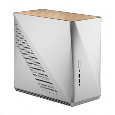 FRACTAL DESIGN Era ITX, USB 3.1 typ C, 2x USB 3.0, striebro, sv.drevo, bez zdroja FRACTAL DESIGN Era ITX, USB 3.1 typ C, 2x USB 3.0, striebro, sv.drevo, bez zdroja