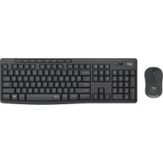 PC klávesnica a myš - set MK295 Wrls Combo graphite CZ/SK LOGITECH