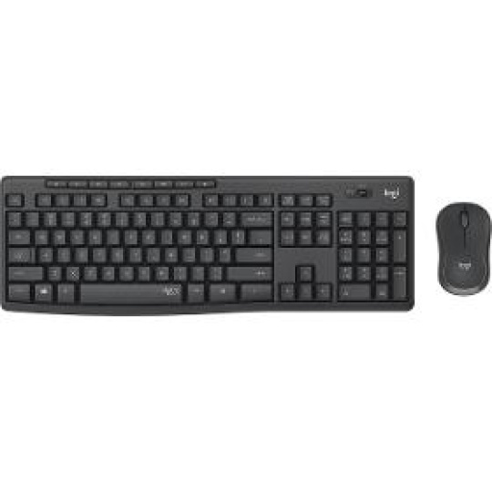 PC klávesnica a myš - set MK295 Wrls Combo graphite CZ/SK LOGITECH