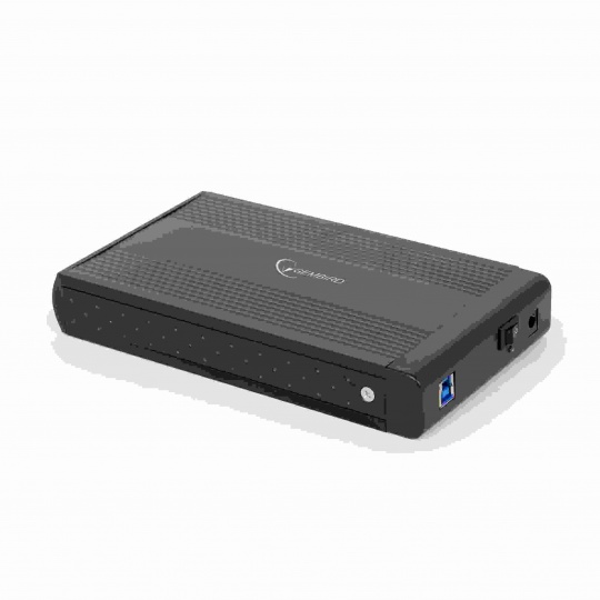 Externý box GEMBIRD pre 3.5" zariadenie, USB 3.0, SATA, čierna