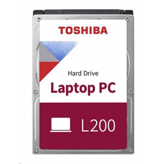 TOSHIBA HDD L200 Laptop PC (SMR) 2TB, SATA III, 5400 rpm, 128MB cache, 2,5", 9,5mm, RETAIL