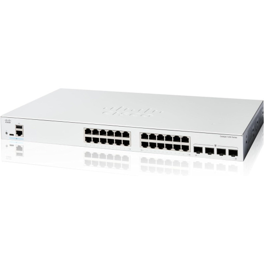 BAZAR - Cisco Catalyst switch C1200-24T-4G (24xGbE,4xSFP,fanless) - REFRESH - rozbaleno