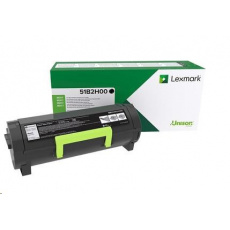 Čierny toner Lexmark pre MS/MX 417,517,617 z programu Lexmark Return na 8 500 strán