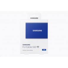 Externý disk SSD Samsung - 2 TB - modrý