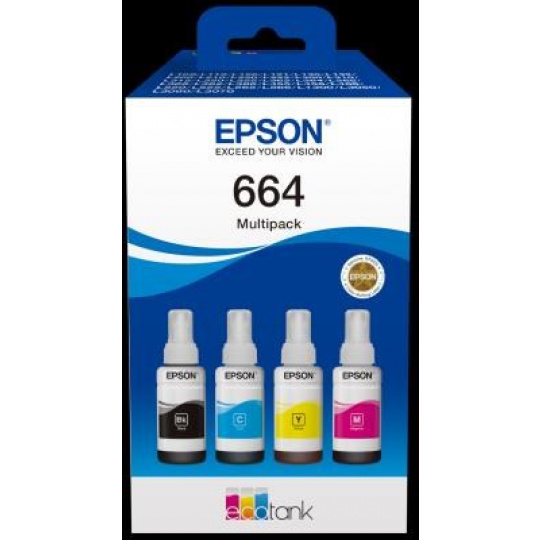 Viacfarebné balenie atramentov EPSON 664 EcoTank