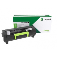 Čierny toner Lexmark pre MS/MX 317,417,517,517,617 z programu Lexmark Return na 2 500 strán