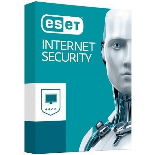 ESET Internet Security: Krabicová licencia pre 3 PC na 1 rok