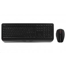 CHERRY set klávesnice + myš GENTIX DESKTOP/ bezdrátový/ USB/ černá/ CZ+SK layout CHERRY set klávesnice + myš GENTIX DESKTOP/ bezdrátový/ USB/ černá/ CZ+SK layout
