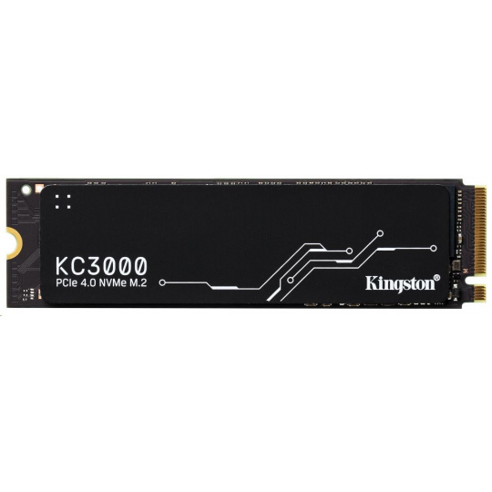 SSD disk Kingston 512 GB KC3000 M.2 2280 NVMe™ PCIe Gen 4 (R 7000 MB/s; W 3900 MB/s)
