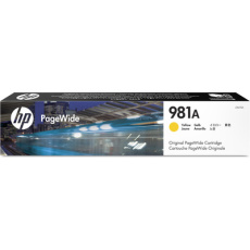 HP 981A Yellow Original PageWide Cartridge (6,000 pages)