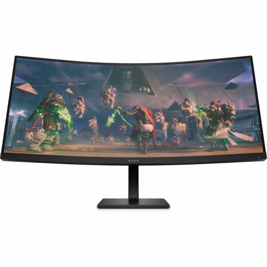 LCD HP OMEN 34c; curved VA 34" 86,4 cm; WQHD 3440x1440; 1ms; 165 Hz; 400 nits;2xHDMI;DP;VESA