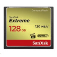 SanDisk Compact Flash karta 128 GB Extreme (R:120/W:85 MB/s UDMA7)