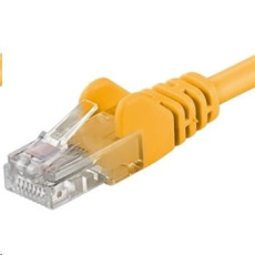 PREMIUMCORD Patch kábel UTP RJ45-RJ45 CAT5e 3m žltý