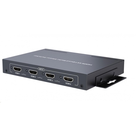 PREMIUMCORD HDMI 4 vstupy - 1 výstup, systém s viacerými displejmi