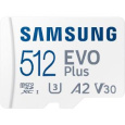 Pamäťová karta MicroSDXC 512GB EVO Plus +SD adp SAMSUNG