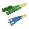 Duplexní patch kabel SM 9/125, OS2, E2000(APC)-SC(PC), LS0H, 5m