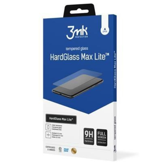 3mk tvrzené sklo HardGlass Max Lite pro Realme 8 Pro, černá