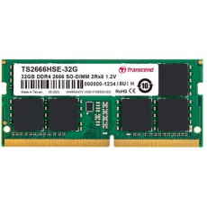 SODIMM DDR4 32GB 2666MHz TRANSCEND 2Rx8 2Gx8 CL19 1.2V