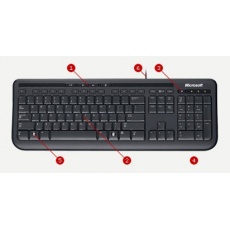 Microsoft Wired Keyboard 600 USB CZ/SK Microsoft Wired Keyboard 600 USB CZ/SK