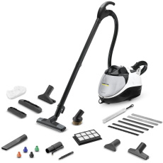 Karcher SV 7 parní vysavač, 2200 W, HEPA filtr a vodní filtr, regulace množství páry, systém dvou nádrží