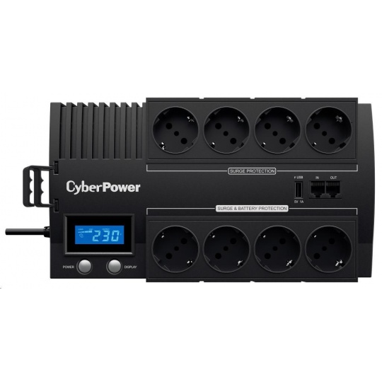 CyberPower BRICs Series II SOHO LCD UPS 1000VA/600W, German SCHUKO zásuvky