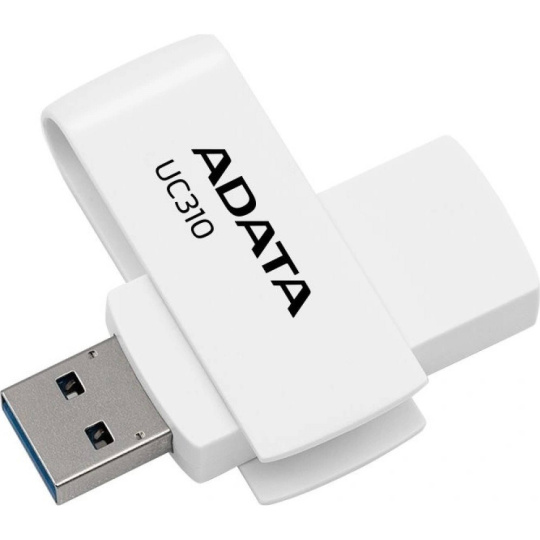 ADATA Flash Disk 64GB UC310, USB 3.2, bílá