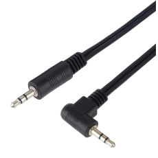 PREMIUMCORD Kabel Jack 3,5mm - 3,5mm 90° M/M 1,5m