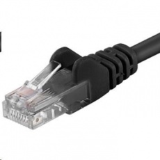 PREMIUMCORD Patch kábel UTP RJ45-RJ45 CAT5e 5m čierny