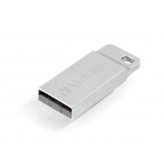 VERBATIM Flash disk 16 GB Metal Executive, USB 2.0, strieborná