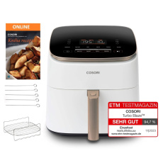 BAZAR - Cosori TurboBlaze Pro horkovzdušná fritéza 6.2l, bílá - Poškozený obal (Komplet) BAZAR - Cosori TurboBlaze Pro horkovzdušná fritéza 6.2l, bílá - Poškozený obal (Komplet)