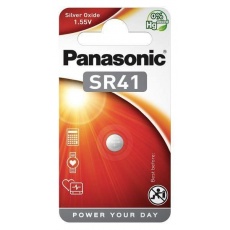 PANASONIC Stříbrooxidové - hodinkové baterie SR-41EL/1B 1,55V (Blistr 1ks) PANASONIC Stříbrooxidové - hodinkové baterie SR-41EL/1B 1,55V (Blistr 1ks)