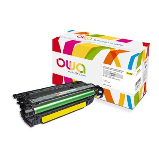 OWA Armor toner pre HP Color Laserjet Ese M651, 15000 strán, CF332A, žltá/žltá