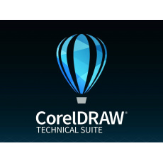 CorelDRAW Technical Suite 365-dňové predplatné. Obnovenie (jednorazové) EN/DE/FR/ES/BR/IT/CZ/PL/NL