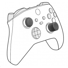 SPEED LINK sada čepiček STIX PRO Controller Cap Set, pro PS5/PS4/Xbox Series X/S, černá SPEED LINK sada čepiček STIX PRO Controller Cap Set, pro PS5/PS4/Xbox Series X/S, černá