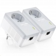 TP-Link TL-PA4010PKIT průchozí powerline set (AV600, 1x100Mb/s, HomePlug AV)