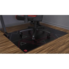 SPC Gear ochranná podložka na podlahu pod herní židli 120R 120x120 cm černočervená SPC Gear ochranná podložka na podlahu pod herní židli 120R 120x120 cm černočervená