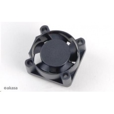 AKASA ventilátor AK-189BK-2B, 25x25x10mm, 2 kolíky, 2x guľôčkové ložisko