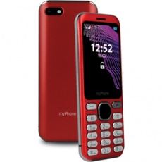 Mobilný telefón Maestro tlačidlový červený myPhone Mobilný telefón Maestro tlačidlový červený myPhone