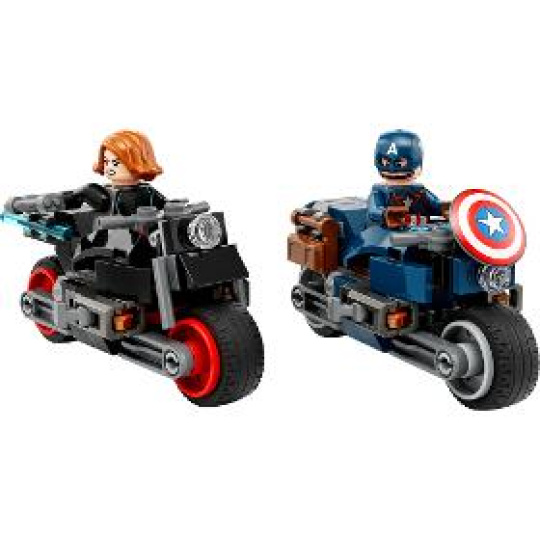 LEGO Marvel Black Widow a Captain America na motorká