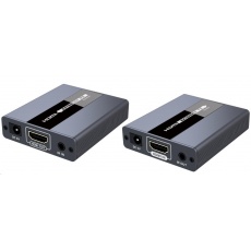 Predlžovač HDMI PREMIUMCORD na 120 m cez jeden kábel Cat5/6, bez oneskorenia Predlžovač HDMI PREMIUMCORD na 120 m cez jeden kábel Cat5/6, bez oneskorenia