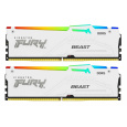 KINGSTON DIMM DDR5 32GB (Kit of 2) 6800MT/s CL34 Non-ECC FURY Beast RGB EXPO, Bílá