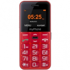 Mobilný telefón HALO EASY senior Red myPhone Mobilný telefón HALO EASY senior Red myPhone