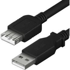 USB kábel YCU 014 BK USB A M/F Prodluž.kab. YENKEE