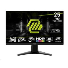 MSI LCD MAG 255XF, 24.5", 1920x1080, Rapid IPS, 0,5ms, VESA 100x100, Black MSI LCD MAG 255XF, 24.5", 1920x1080, Rapid IPS, 0,5ms, VESA 100x100, Black