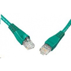 Solarix Patch kabel CAT5E UTP PVC 2m zelený snag-proof C5E-114GR-2MB
