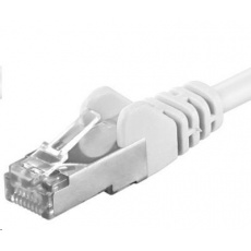 PREMIUMCORD Patch kábel CAT6a S-FTP, RJ45-RJ45, AWG 26/7 0,5m biely PREMIUMCORD Patch kábel CAT6a S-FTP, RJ45-RJ45, AWG 26/7 0,5m biely