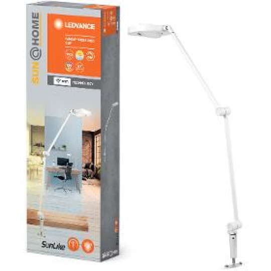 LED lampa SUN HOME PANAN DESK DISC CLIP TW White