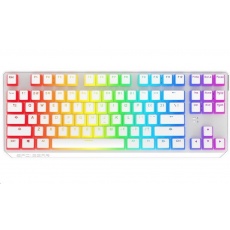 SPC Gear klávesnice GK630K Onyx White Tournament / herní / mechanická / Kailh Brown / RGB / US layout / bílá SPC Gear klávesnice GK630K Onyx White Tournament / herní / mechanická / Kailh Brown / RGB / US layout / bílá